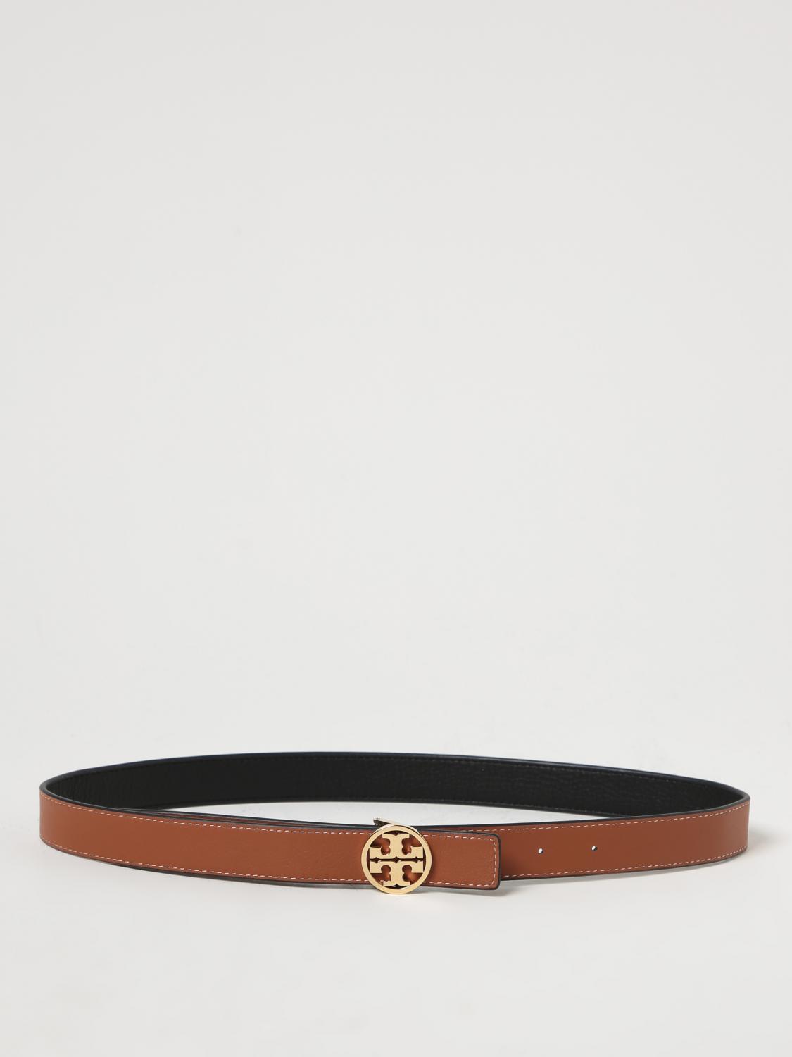 Tory Burch Miller Reversible Brown and Black Leather Belt 1.5 main image 4
