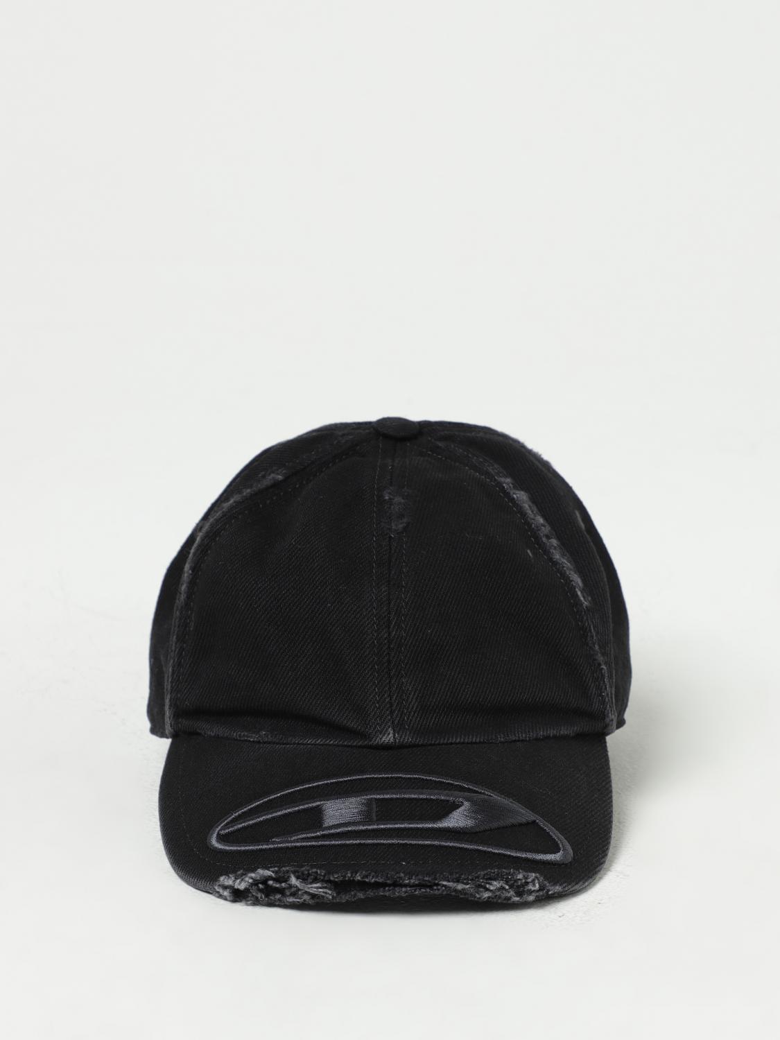 DIESEL HAT: Diesel C-Jarl hat in twill with logo, Grey - Img 2