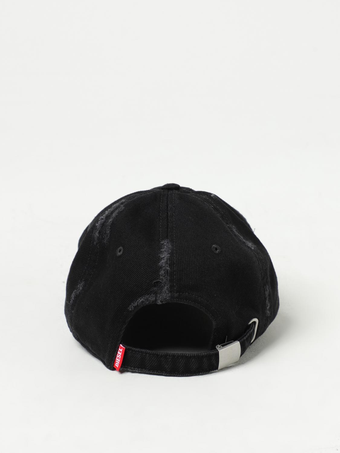 DIESEL HAT: Diesel C-Jarl hat in twill with logo, Grey - Img 3