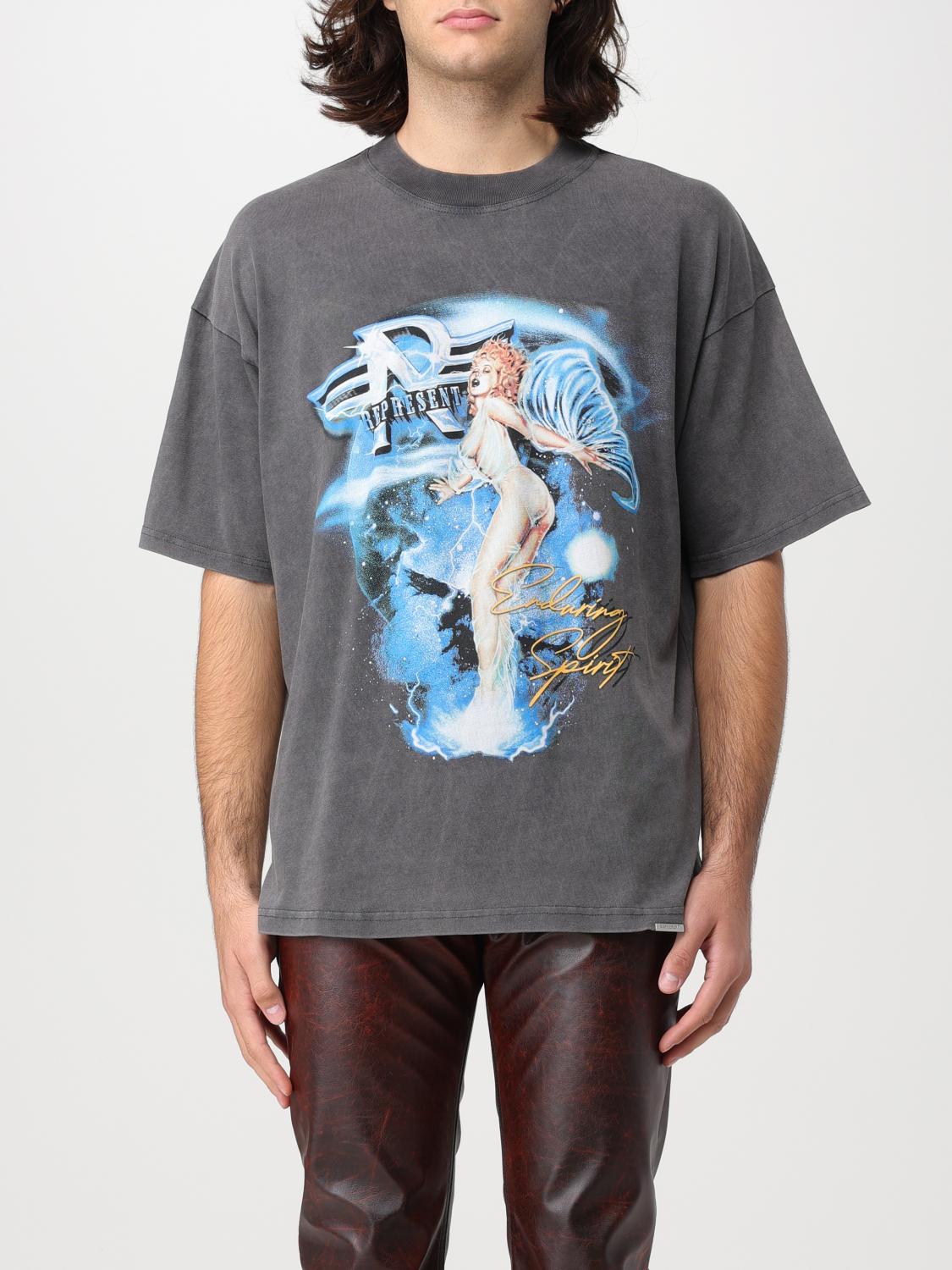 REPRESENT T-SHIRT: T-shirt men Represent, Black - Img 1