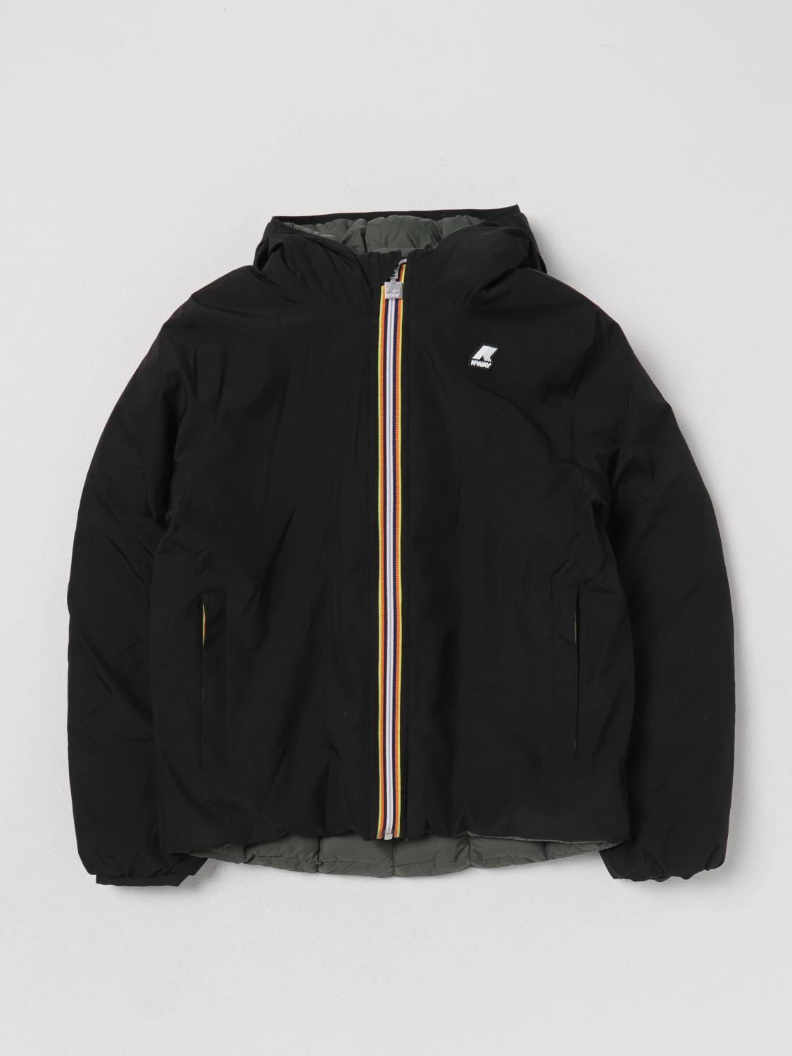 K-WAY ジャケット: ジャケット ボーイ K-way, ブラック - Img 1