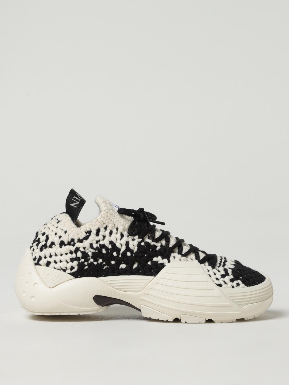 スニーカー LANVIN Woman Sneakers Ecru FWSKIK04KNITH23 0210 Lanvin Outlet: Shoes woman - Ecru | Lanvin sneakers