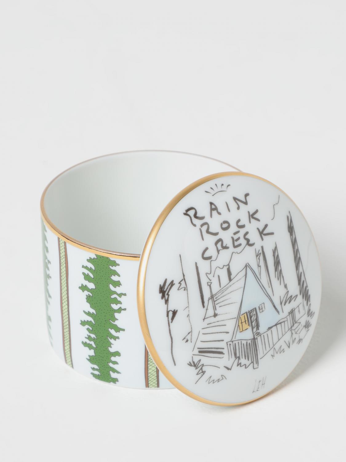 GINORI 1735 DECORATIVE ACCESSORIES: Luchino Ginori Perfume porcelain jewelery box, Green - Img 2