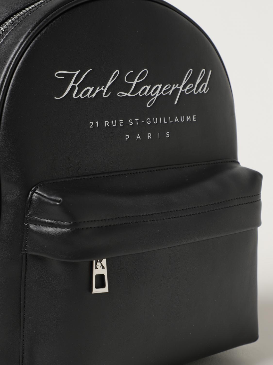 KARL LAGERFELD РЮКЗАК: Рюкзак Мужское Karl Lagerfeld, Черный - Img 3