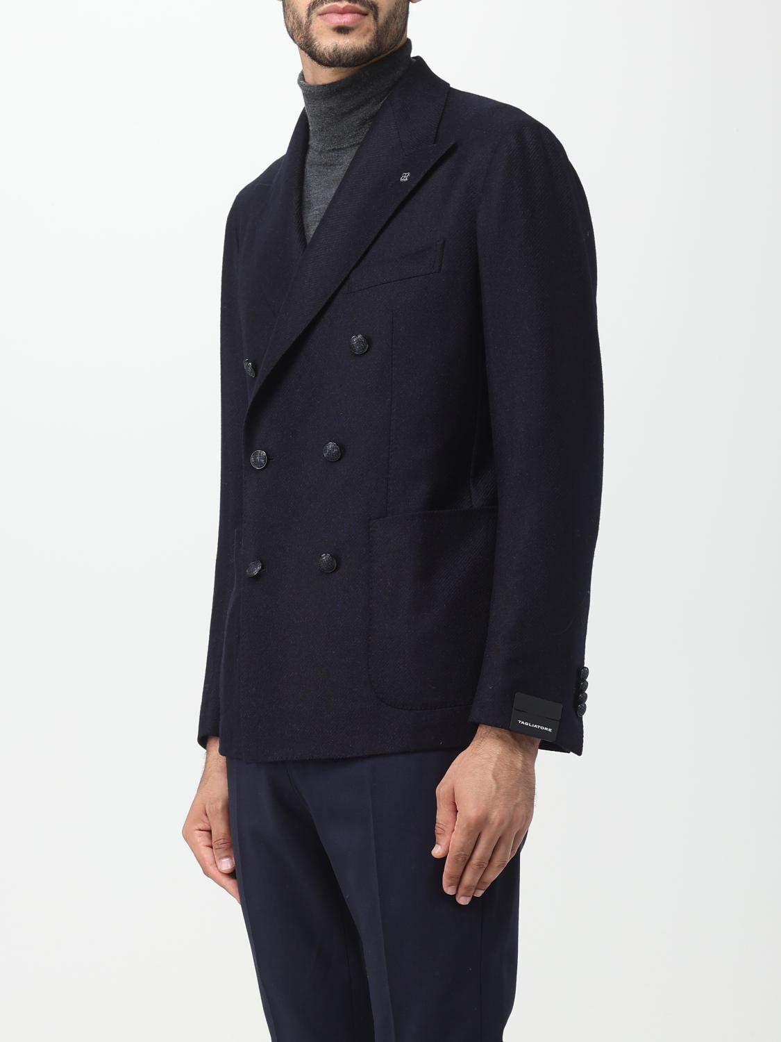 TAGLIATORE / テーラードジャケット/44/ウール/NVY/1SMC20K-07ueg130 TAGLIATORE: Blazer men - Blue | Tagliatore blazer 1SMC20K440007