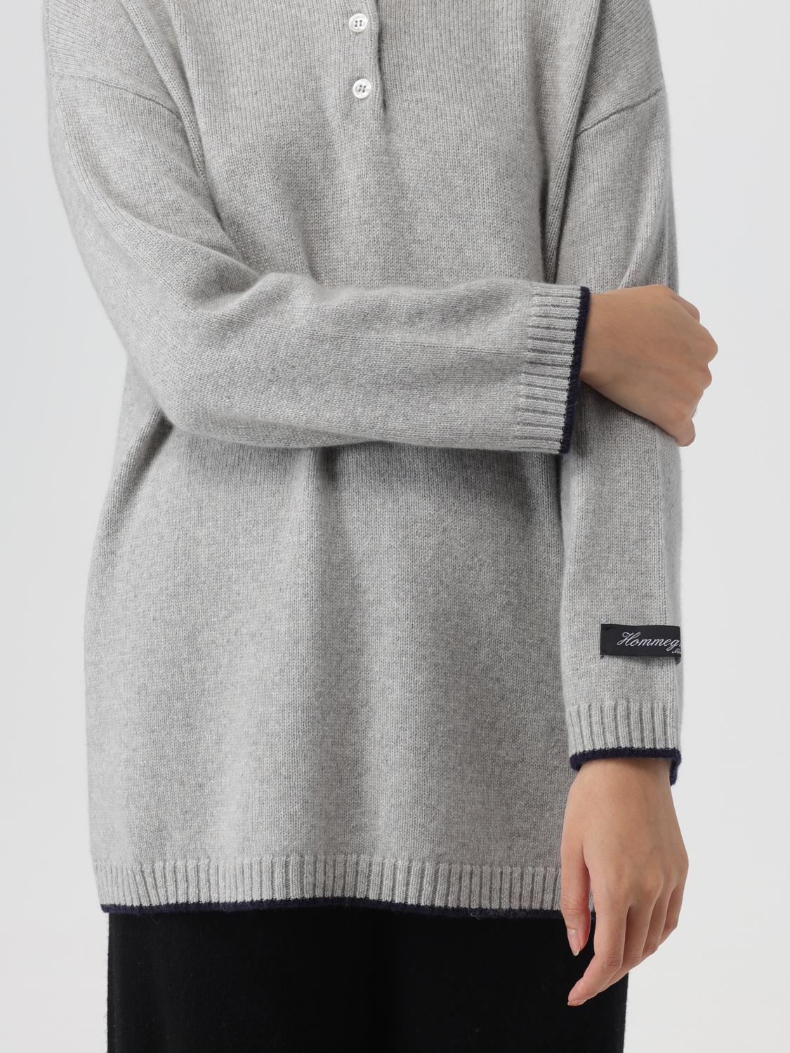 HOMMEGIRLS SWEATER: Sweater woman Hommegirls, Grey - Img 3