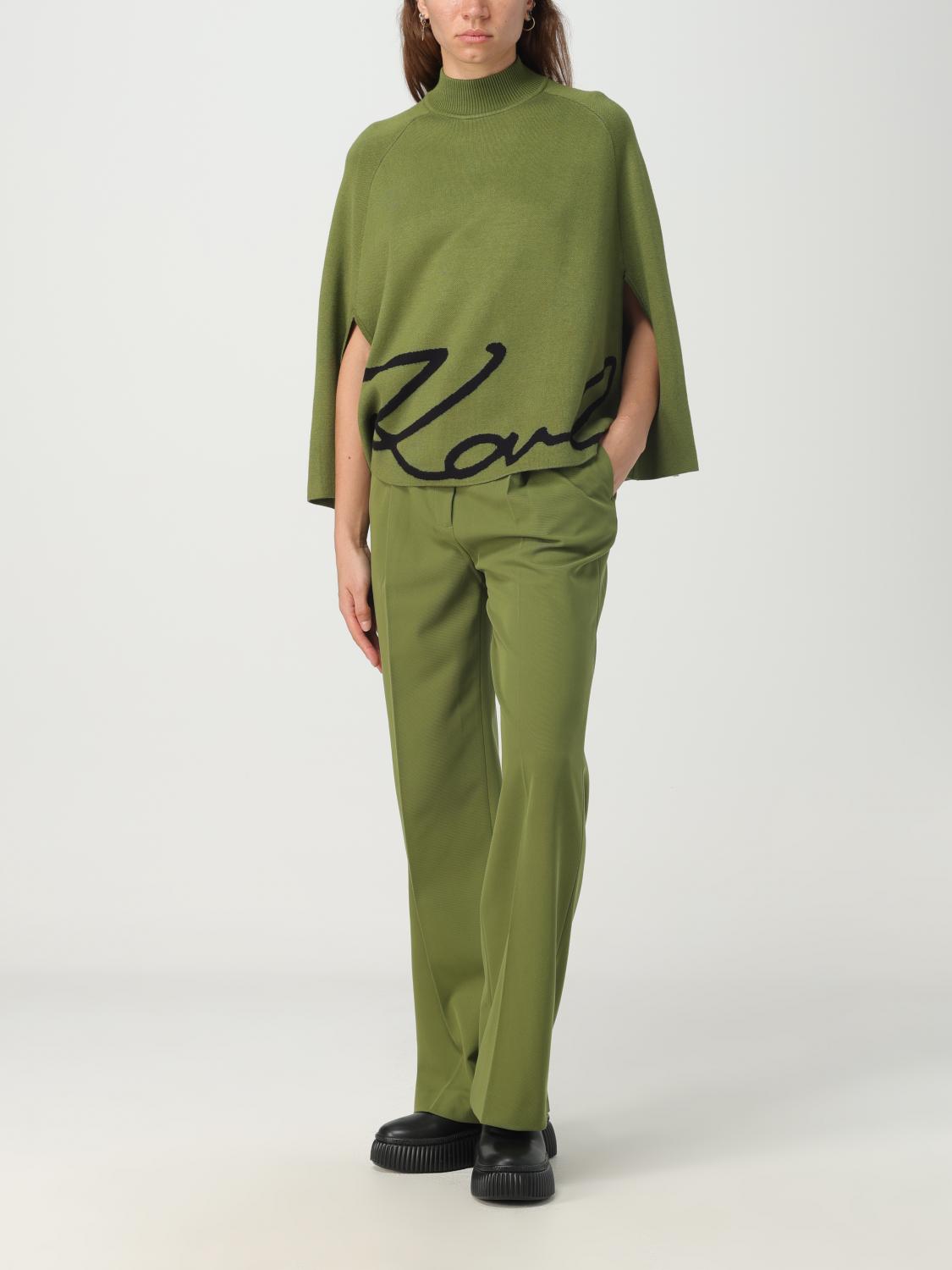 KARL LAGERFELD JERSEY: Capa mujer Karl Lagerfeld, Verde - Img 2