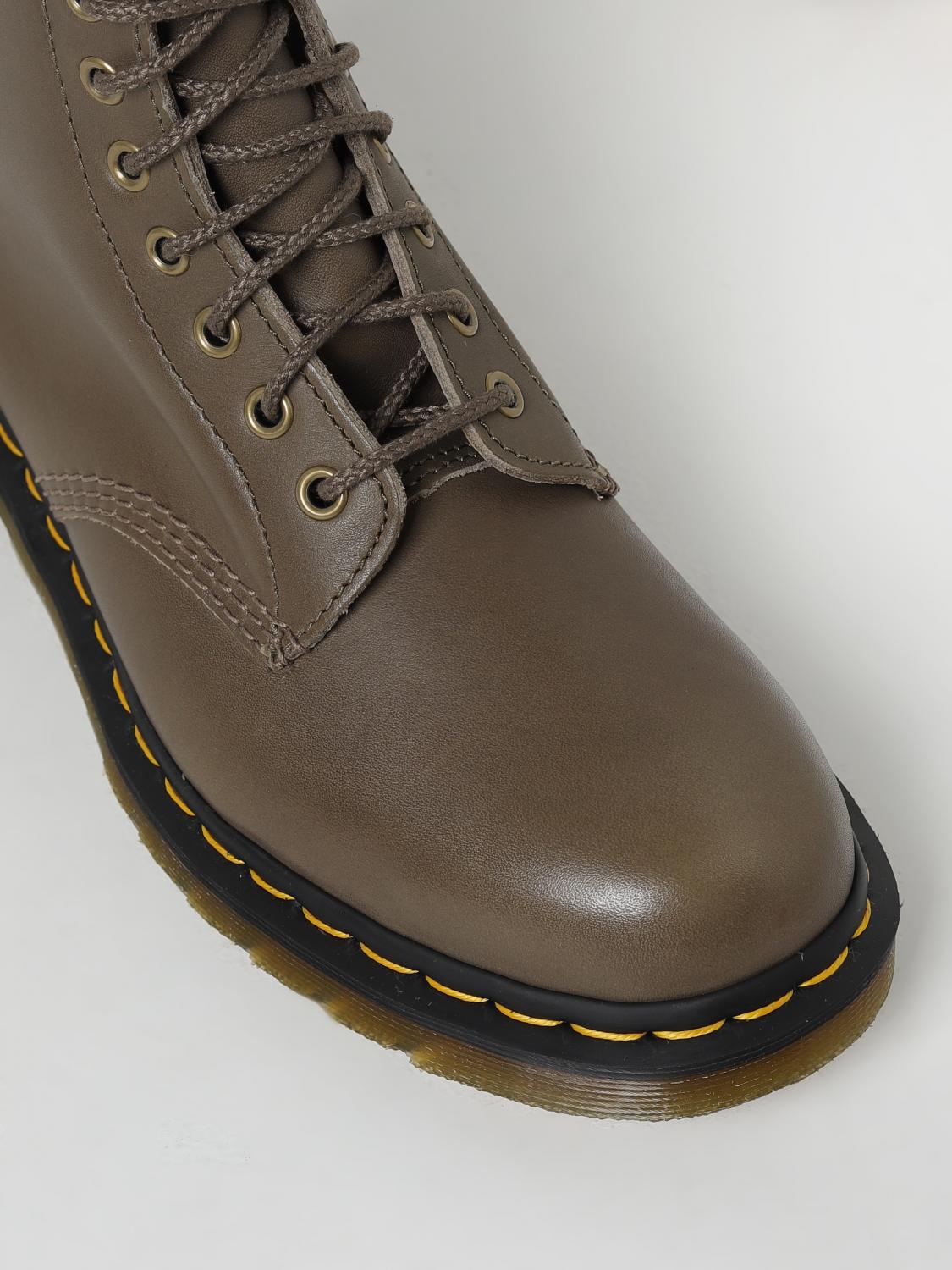 DR. MARTENS STIVALETTI: Stivaletto 1460 Pascal Dr.Martens in pelle, Oliva - Img 4
