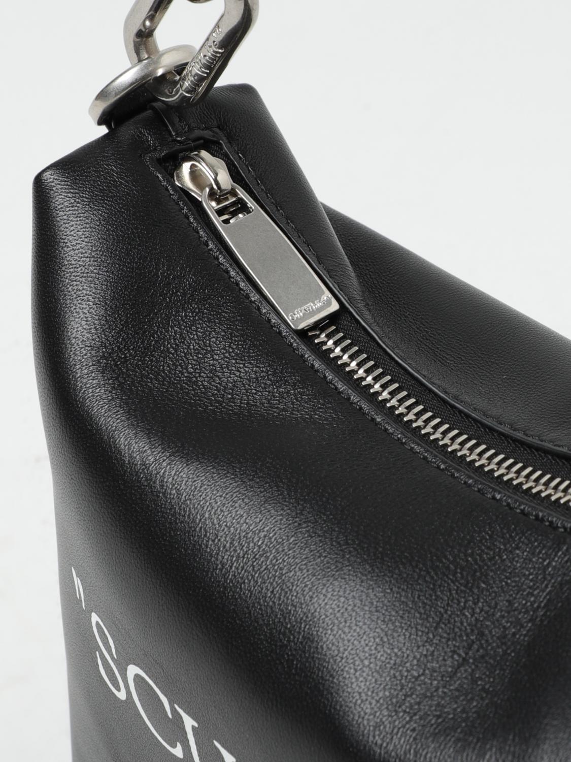 OFF-WHITE BORSA MINI: Borsa Sculpture Off-White in nappa, Nero - Img 3