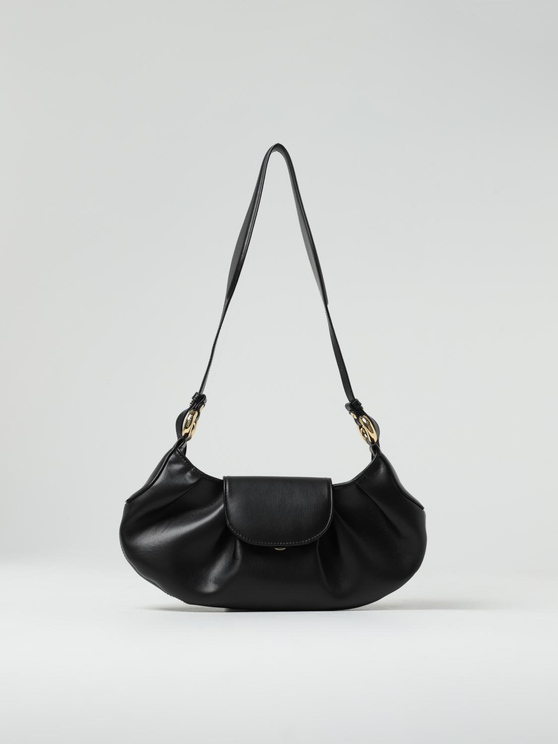 THEMOIRÈ BORSA A SPALLA: Borsa Mimesi Themoirè in pelle sintetica, Nero - Img 1