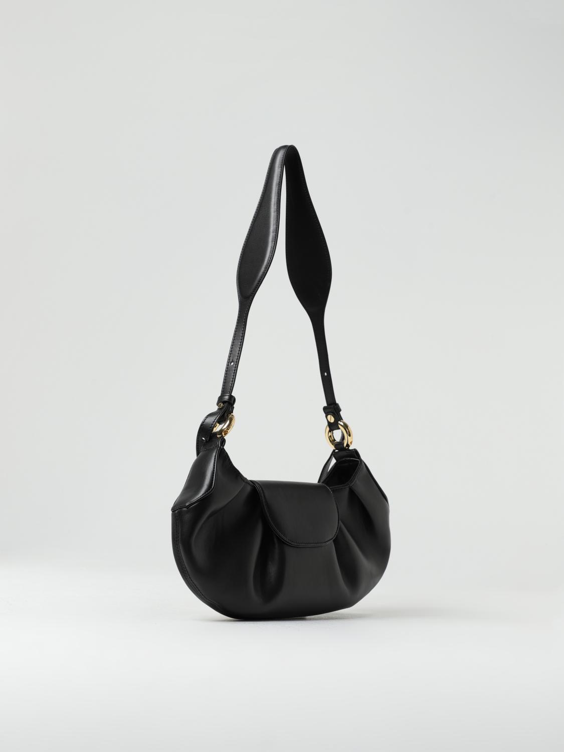 THEMOIRÈ BORSA A SPALLA: Borsa Mimesi Themoirè in pelle sintetica, Nero - Img 2
