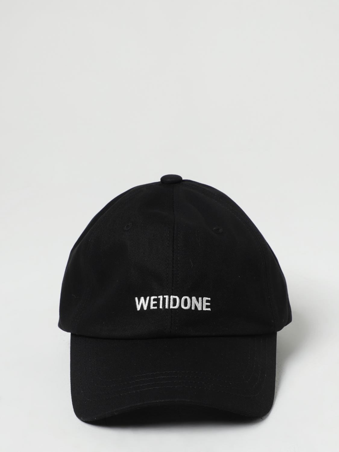 WE11DONE HAT: Hat men We11done, Black - Img 2