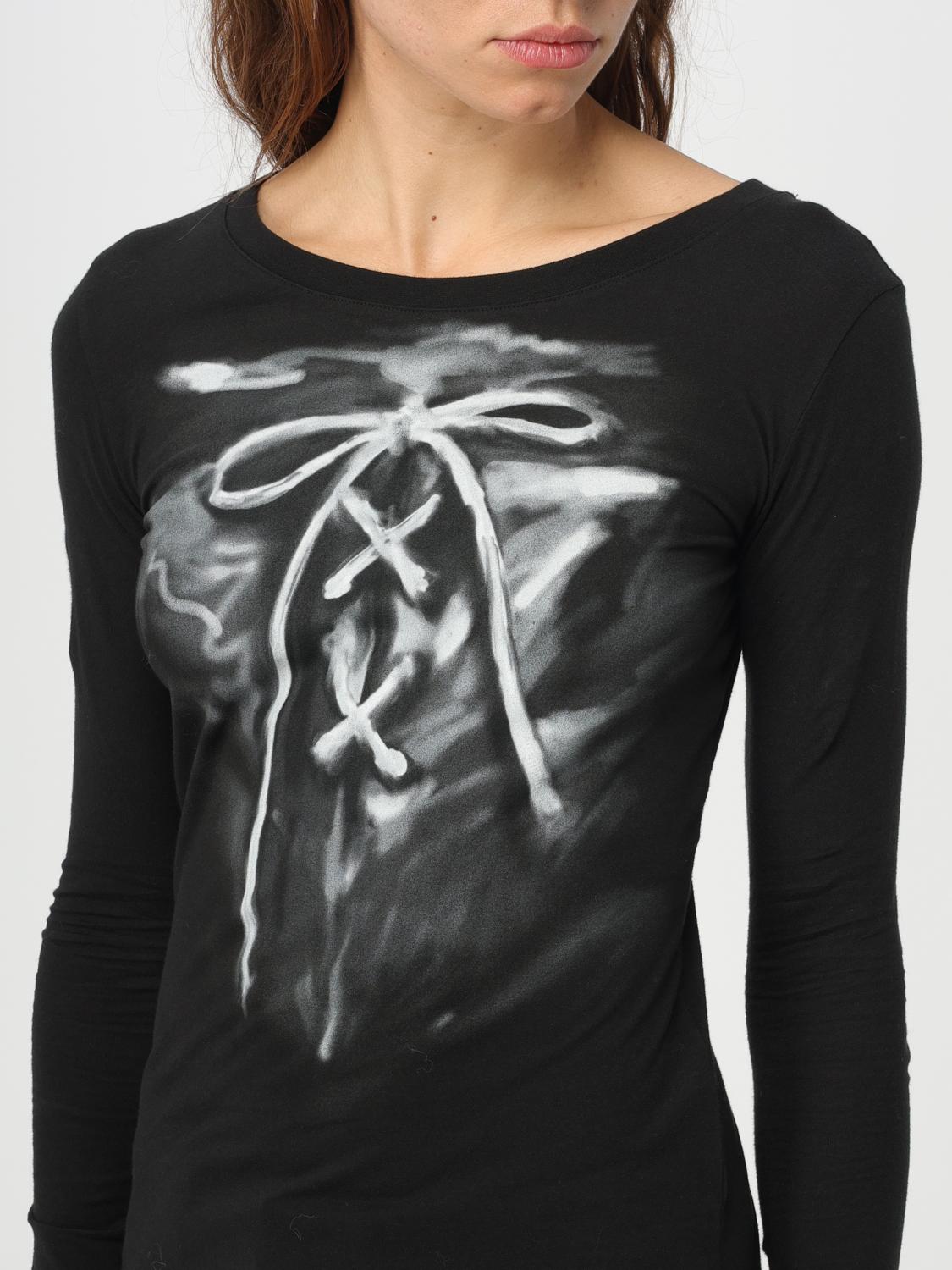 WE11DONE T-SHIRT: T-shirt woman We11done, Black - Img 3