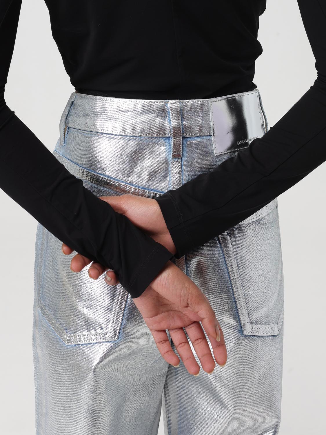 パンツ RABANNE Woman Pants Silver 23HCPA310CO0487 P044 Rabanne Outlet: Pants woman - Silver | Rabanne pants