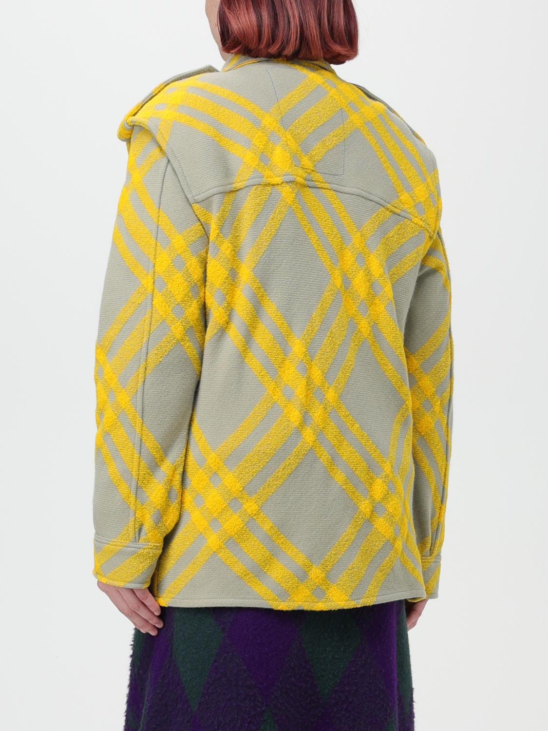 BURBERRY GIACCA: Giacca Burberry in misto lana, Grigio - Img 3