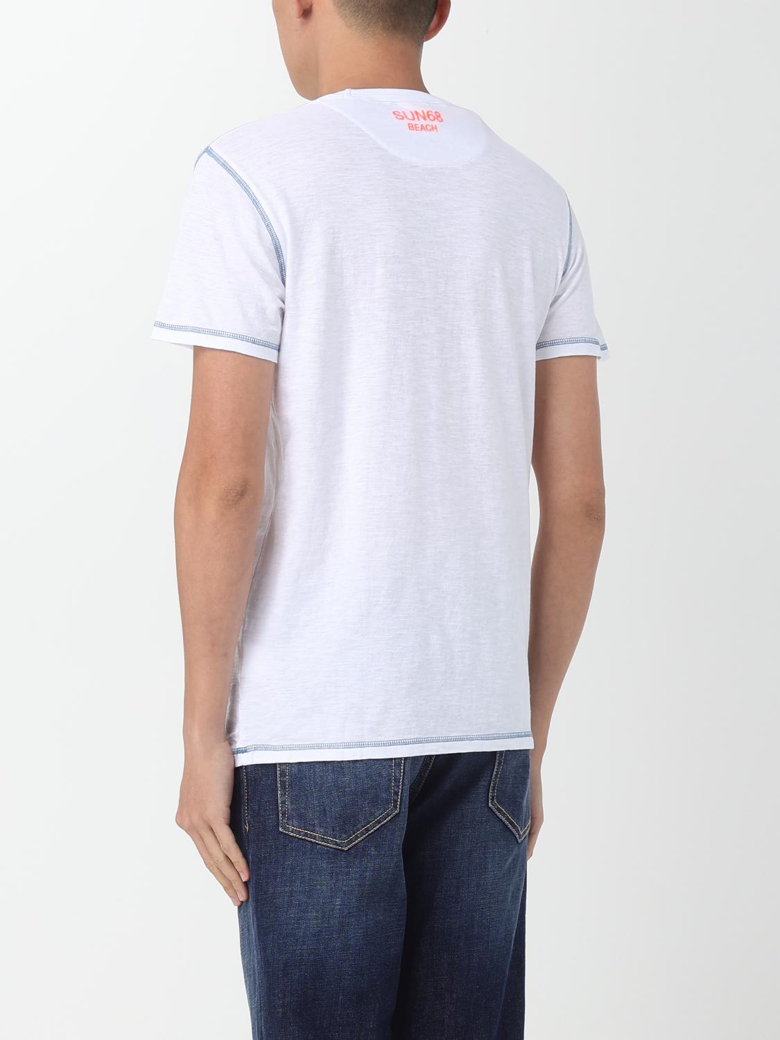 SUN68 Tシャツ: Tシャツ メンズ Sun 68, ホワイト - Img 2