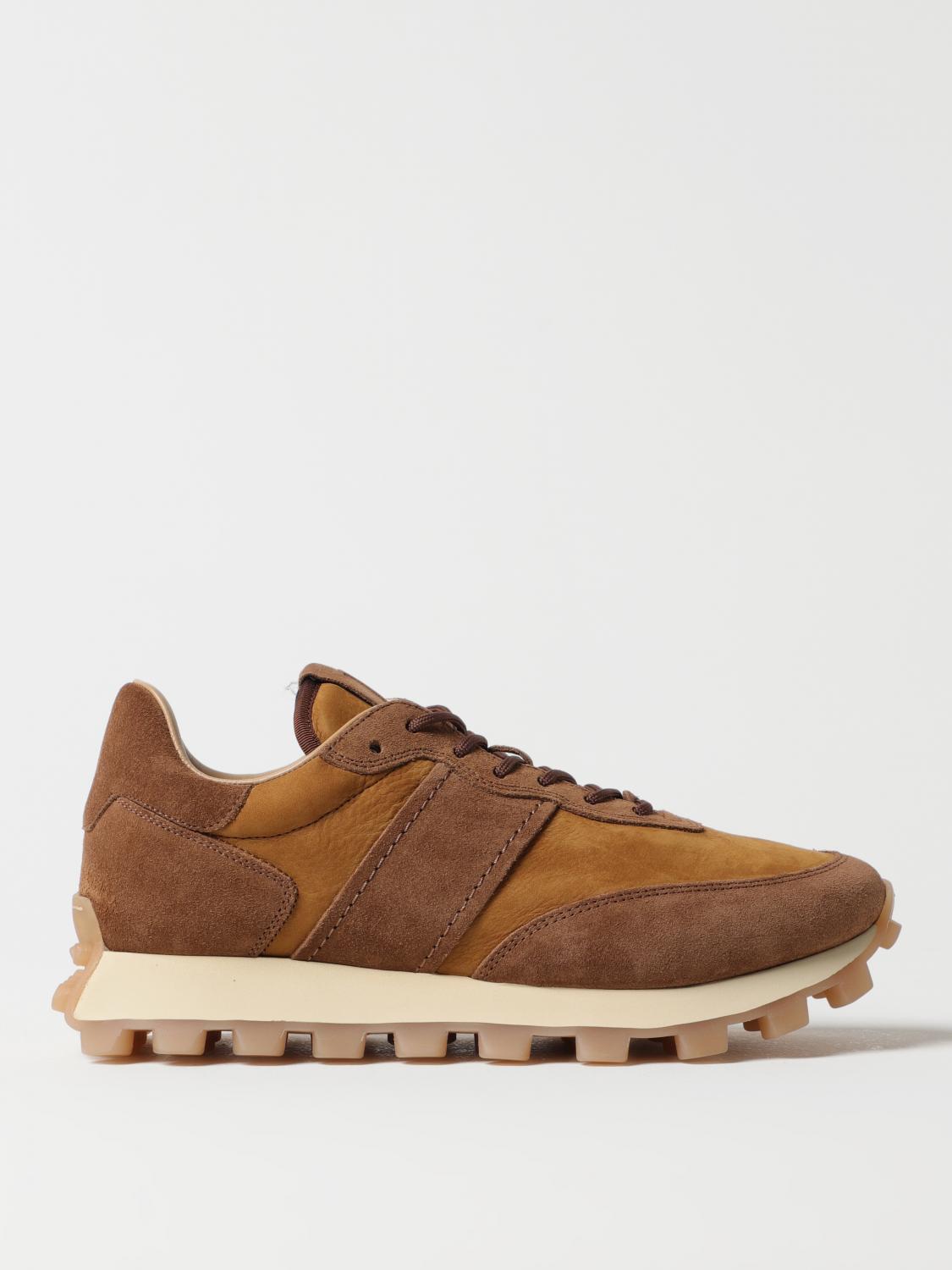 TOD'S SNEAKERS: Tod's sneakers in nubuck and suede, Brown - Img 1