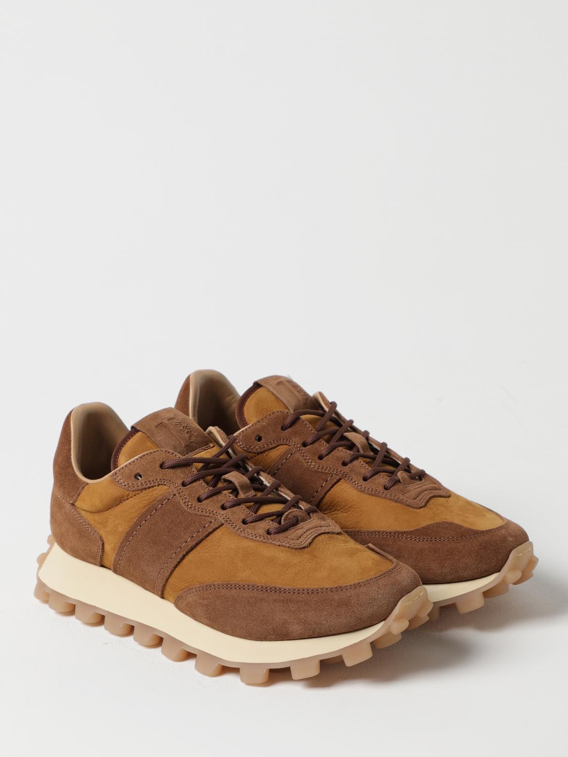TOD'S SNEAKERS: Tod's sneakers in nubuck and suede, Brown - Img 2