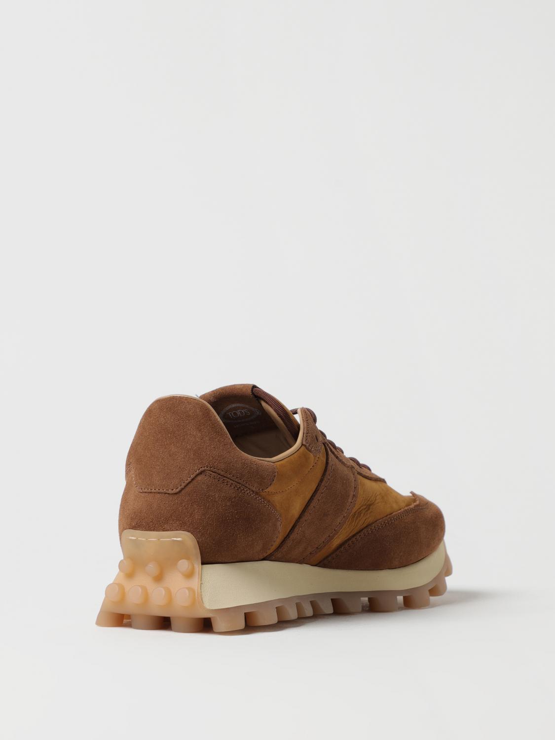 TOD'S SNEAKERS: Tod's sneakers in nubuck and suede, Brown - Img 3
