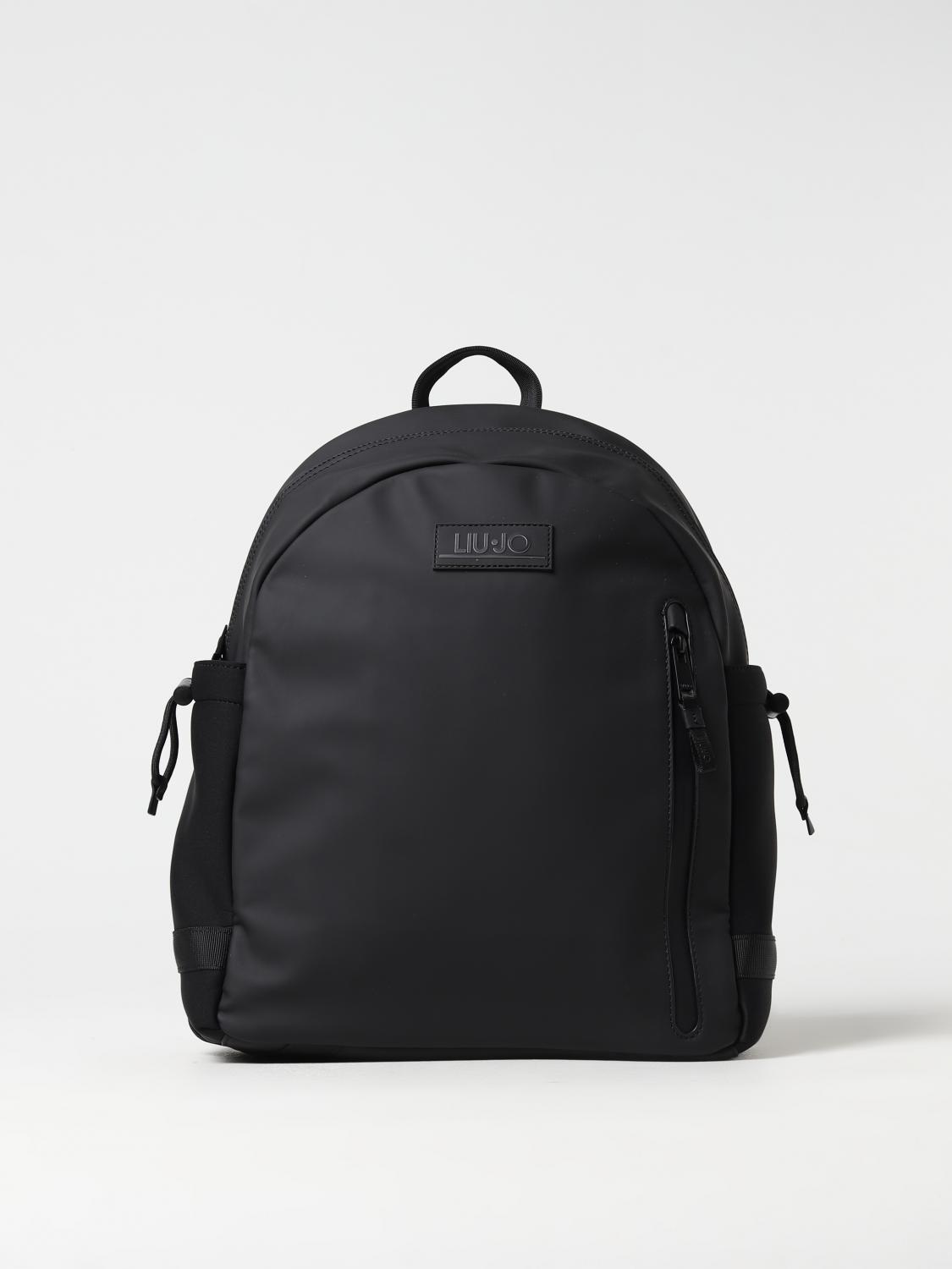 LIU JO ZAINO: Zaino Liu Jo in tessuto gommato e neoprene, Nero - Img 1