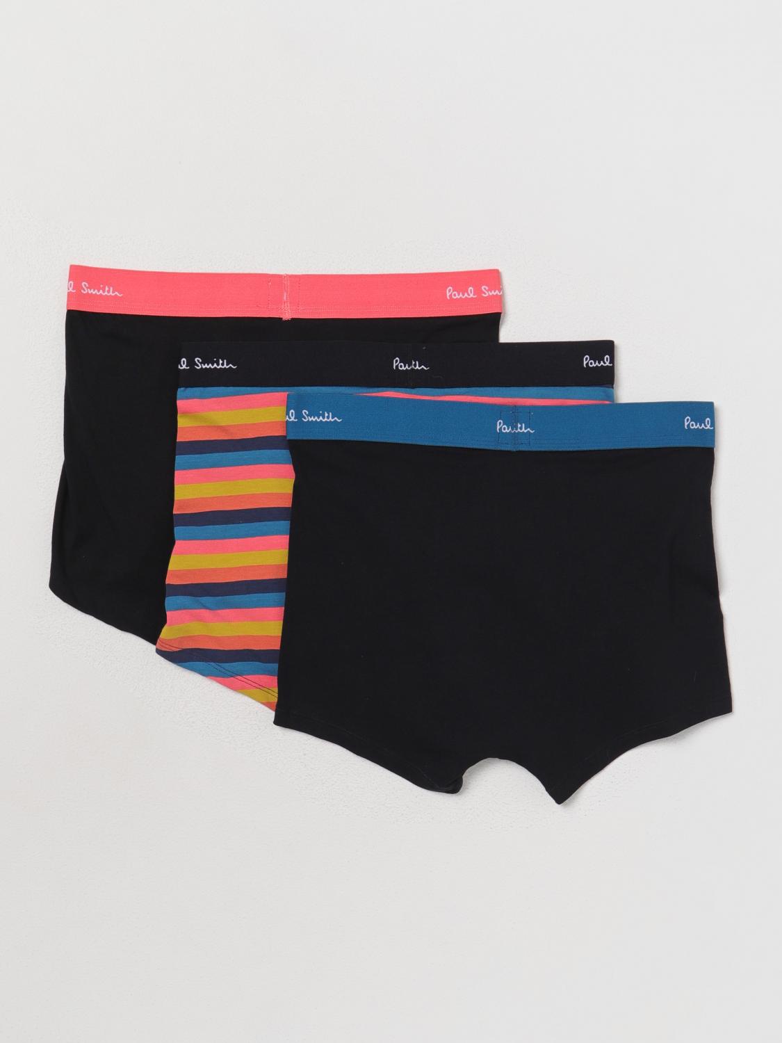 PAUL SMITH INTIMO: Set 3 paia di boxer Paul Smith in cotone organico stretch, Nero - Img 2