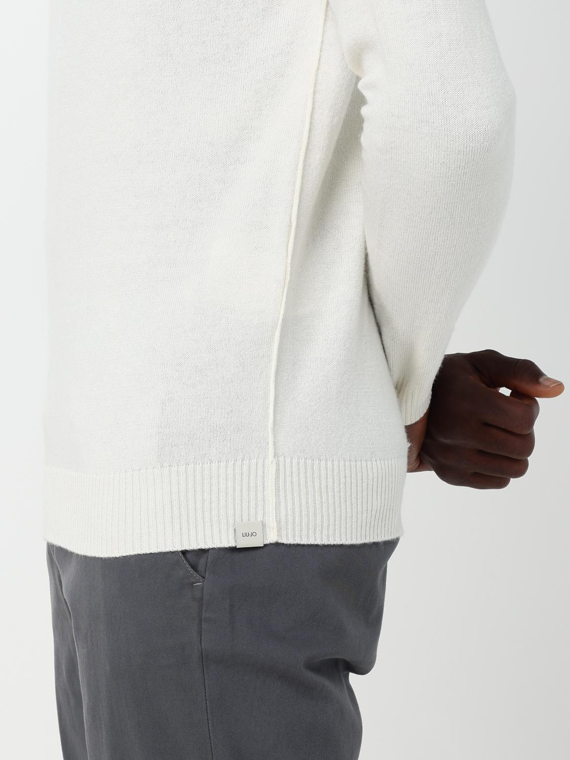 LIU JO SWEATER: Sweater men Liu Jo, White - Img 3