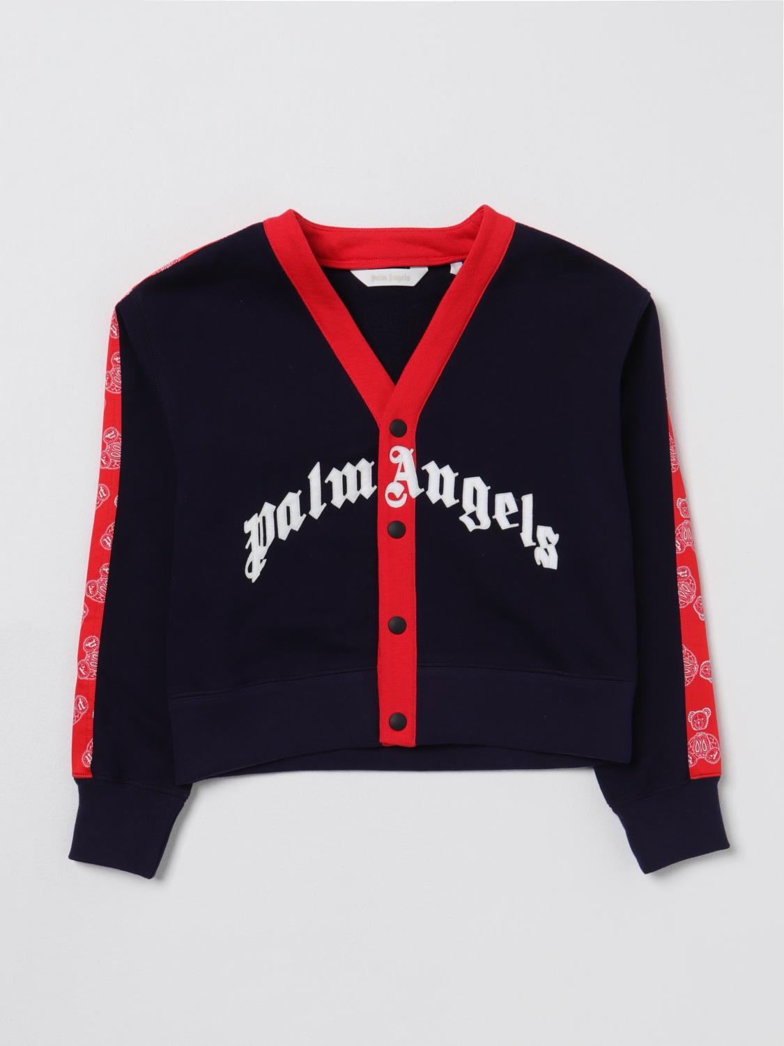 PALM ANGELS JERSEY: Jersey niños Palm Angels, Azul Oscuro - Img 1