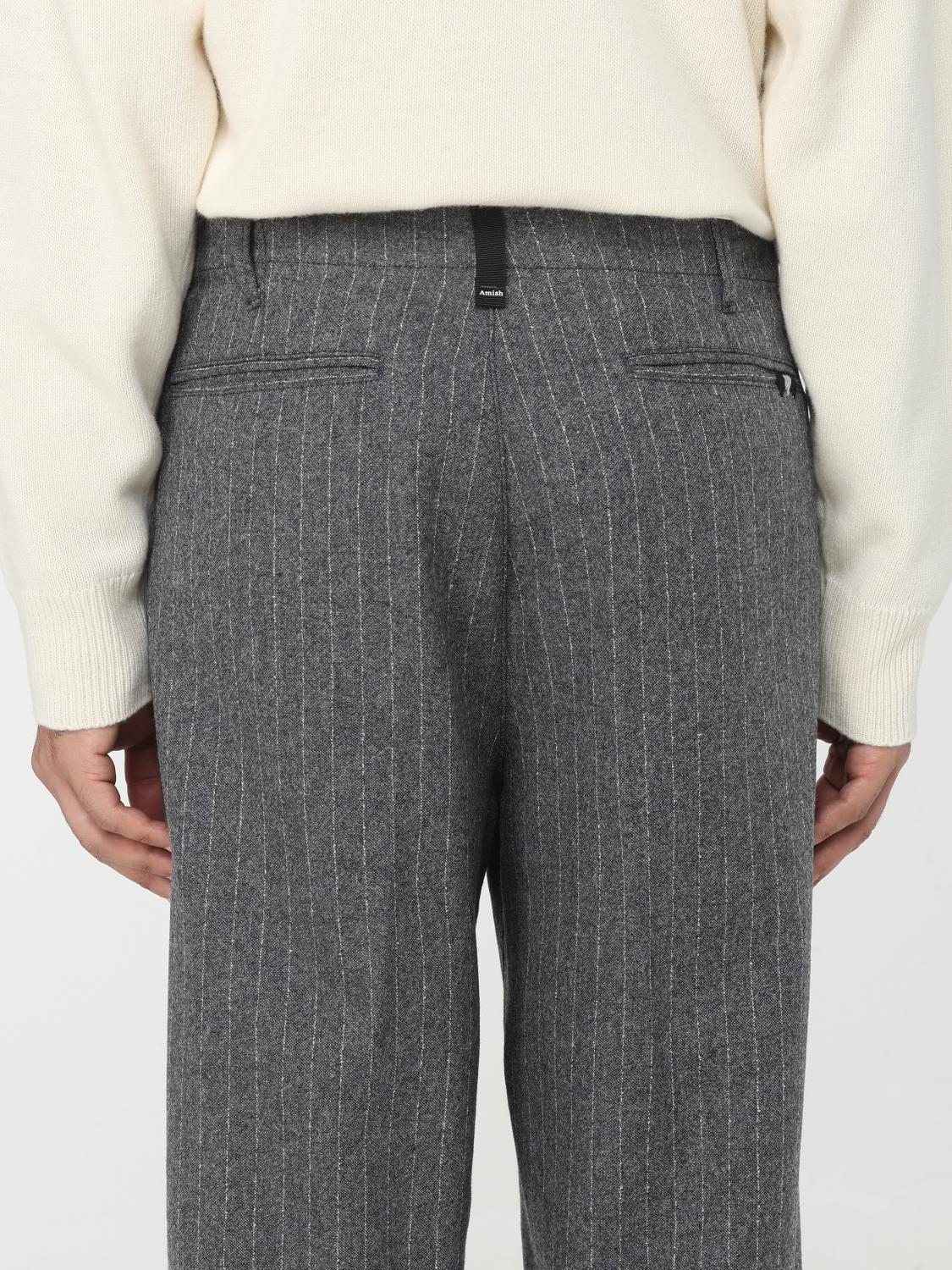 AMISH PANTS: Shirt men Amish, Beige - Img 4