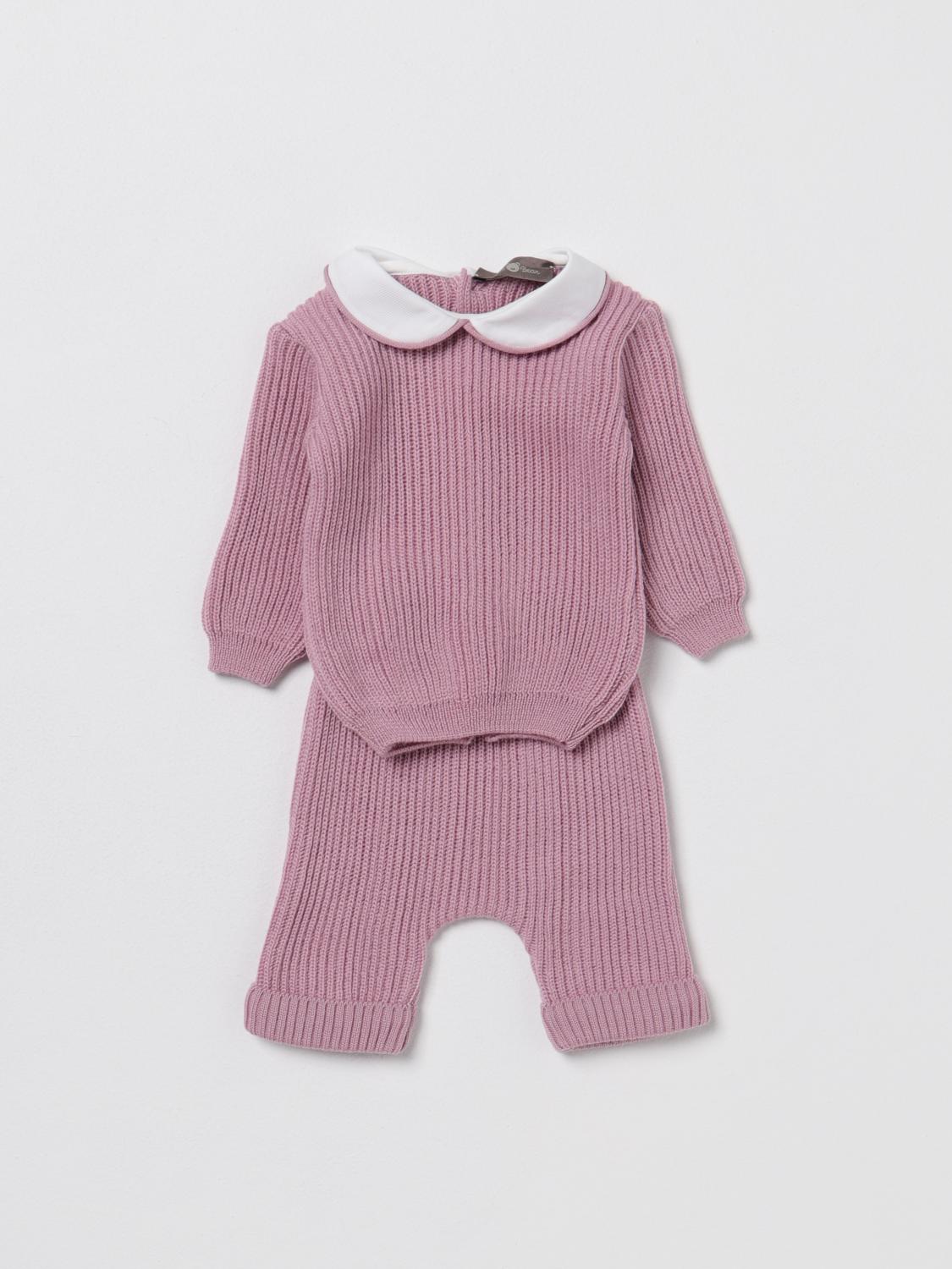 LITTLE BEAR JUMPSUIT: Little Bear baby set, Pink - Img 1