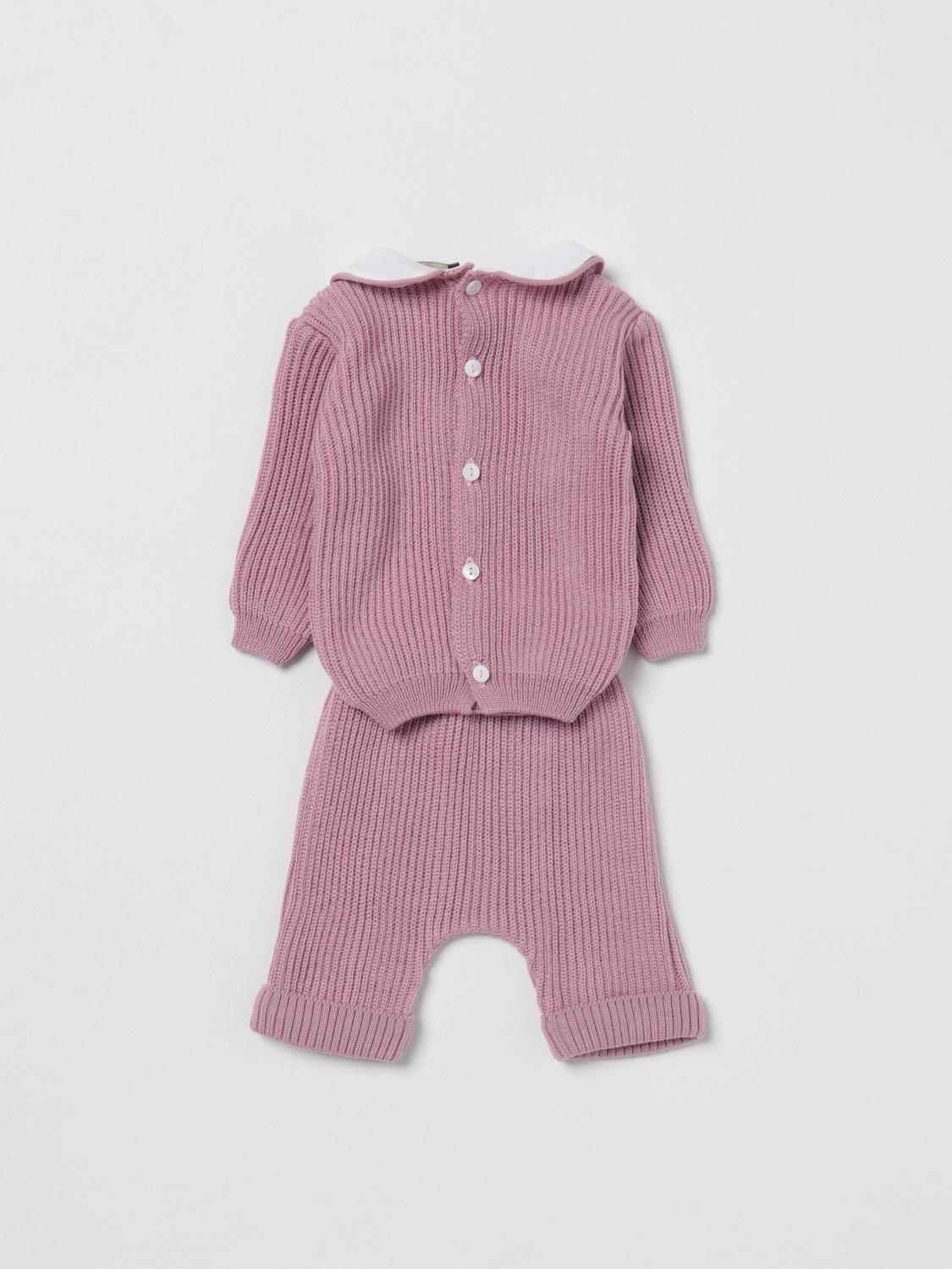 LITTLE BEAR JUMPSUIT: Little Bear baby set, Pink - Img 2