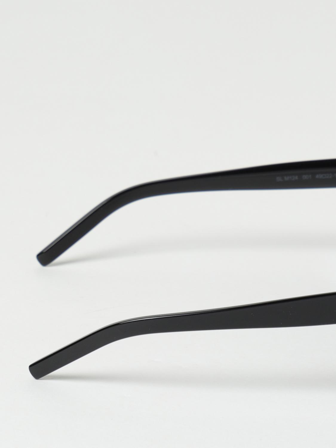 SAINT LAURENT OCCHIALI DA SOLE: Occhiali da sole Saint Laurent in acetato, Nero - Img 3