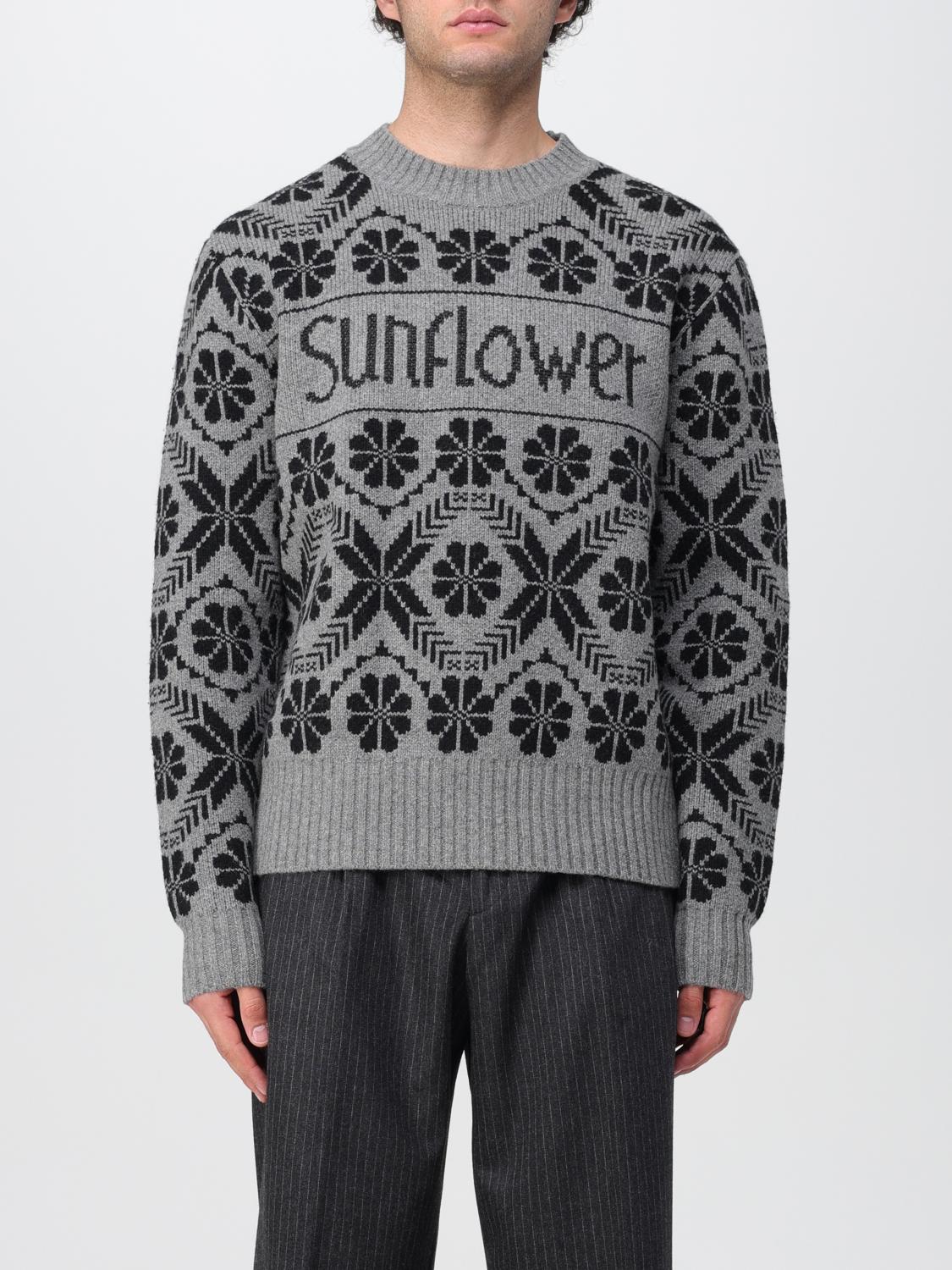 SUNFLOWER SWEATER: Sweater men Sunflower, Grey - Img 1