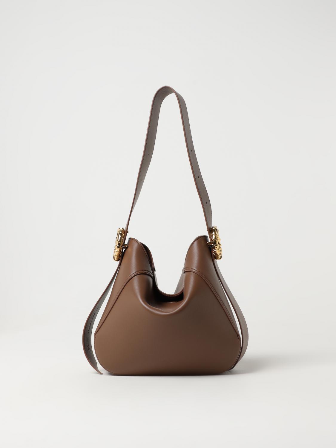 ショルダーバッグ・ポシェット LANVIN Woman Shoulder bag Brown LWBGTHM0PIENH23 651 Lanvin Outlet: Shoulder bag woman - Brown | Lanvin shoulder