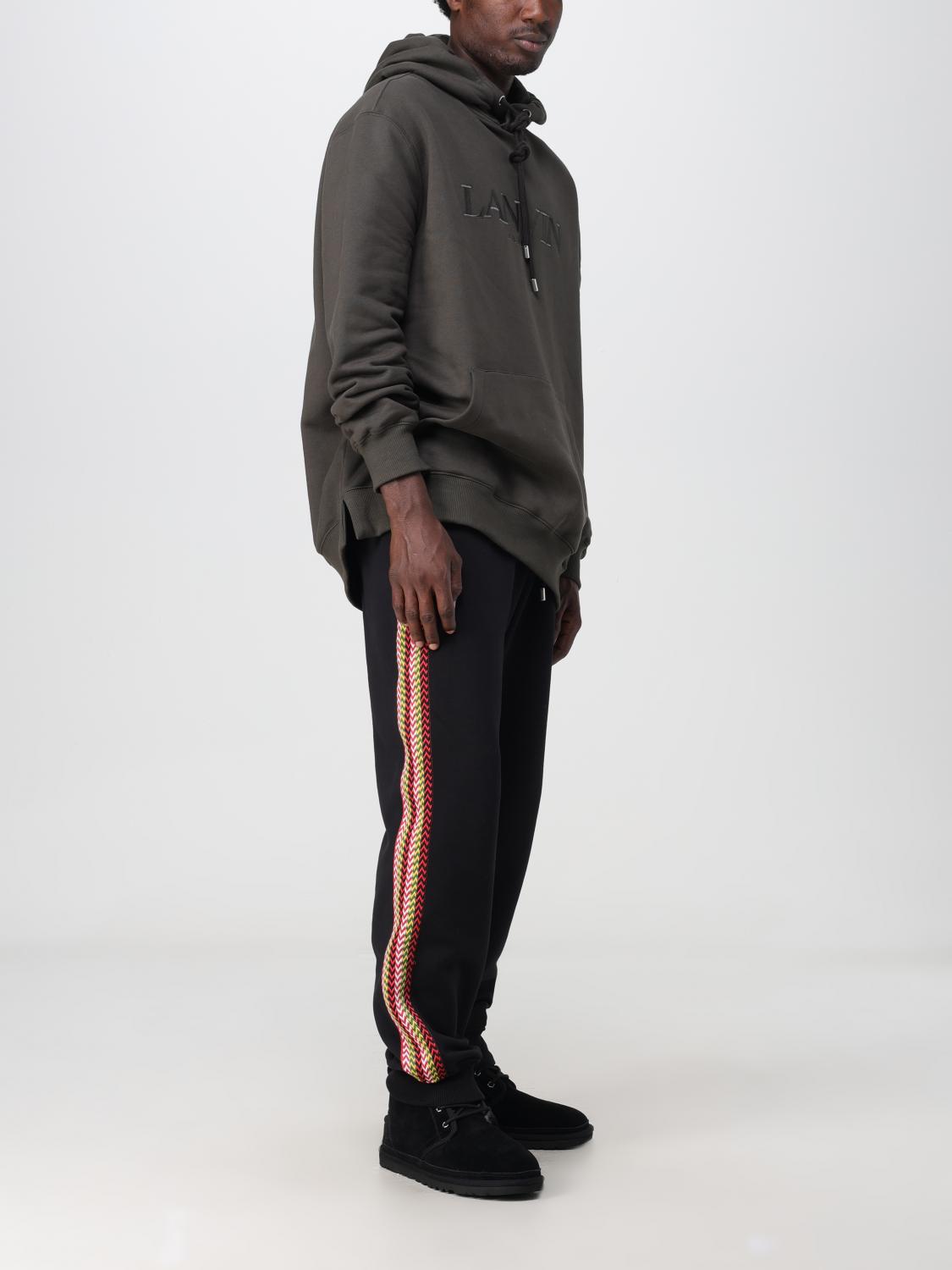 Lanvin Pants men - Black | RMTR0054J212H23 | GIGLIO.COM