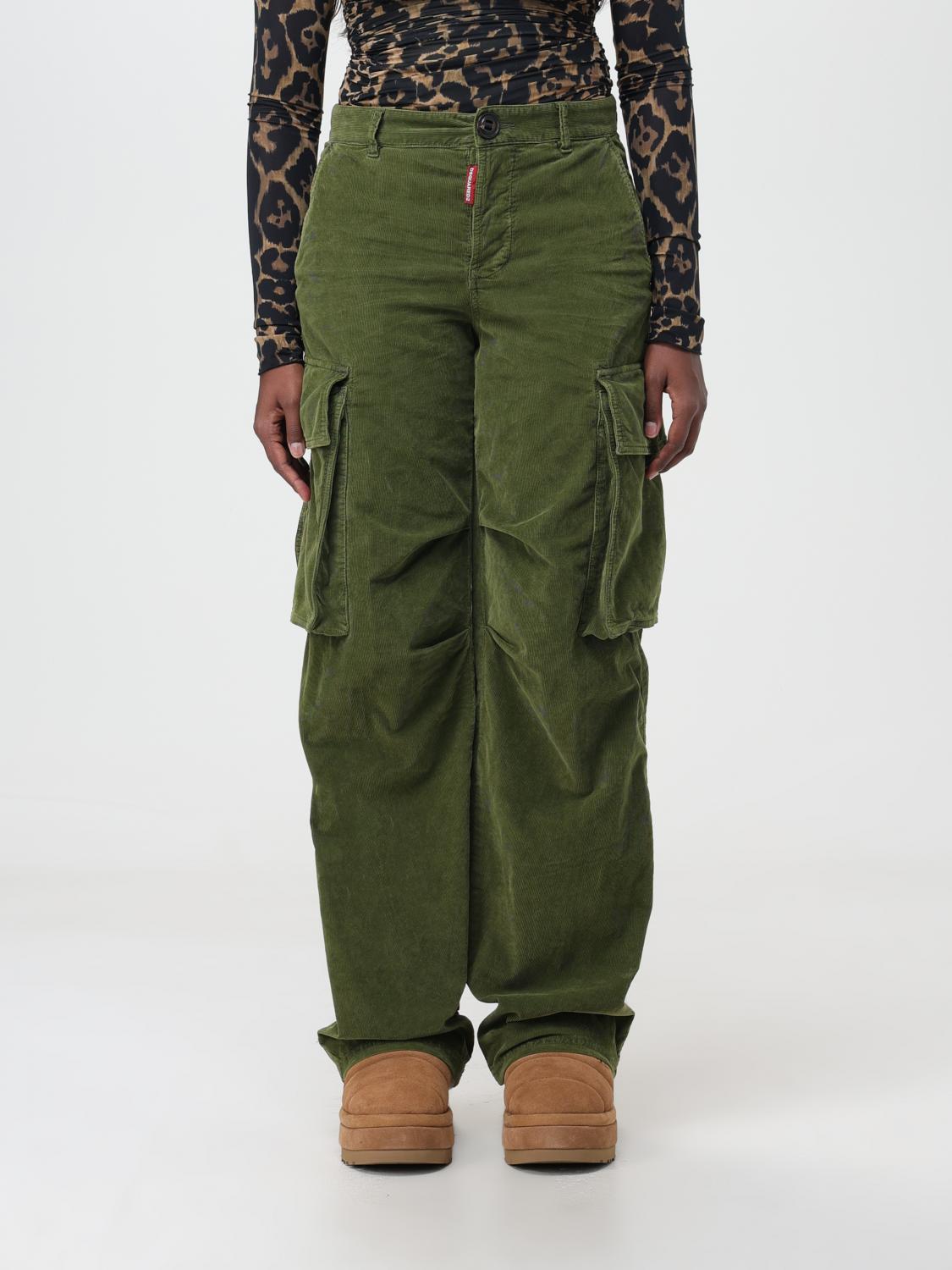 Dsquared2 Pants woman - Green | S72KA1216S54097 | GIGLIO.COM