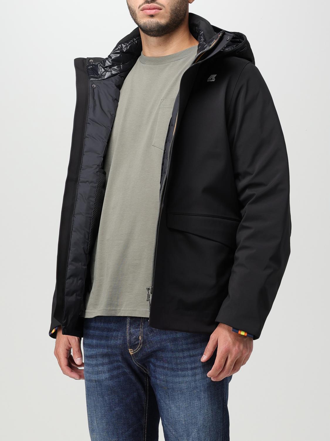 K-WAY JACKET: Jacket men K-way, Black - Img 3