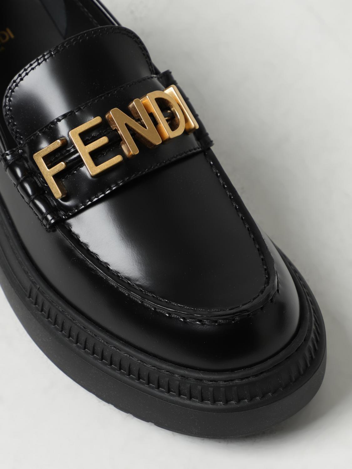 Fendi Loafers woman - Black | 8D838369FF | GIGLIO.COM