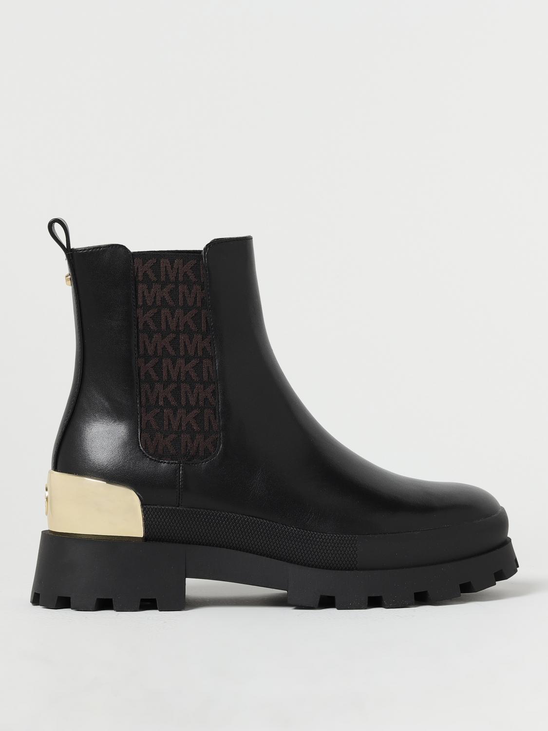 michael kors flat ankle boots