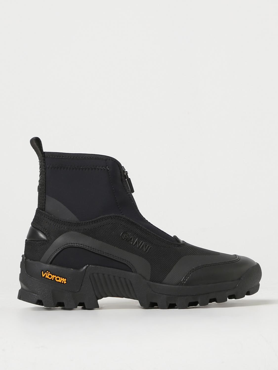 Ganni Performance sneakers in recycled fabric and neoprene - Black