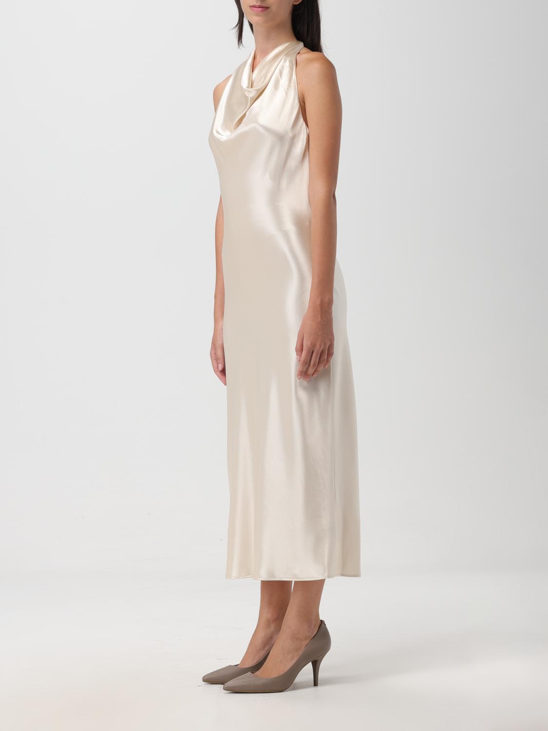 calvin klein beige dress Crepe Mock Neck Mini M Calvin Klein Dry Clean Only Year Calvin Klein Dress woman -