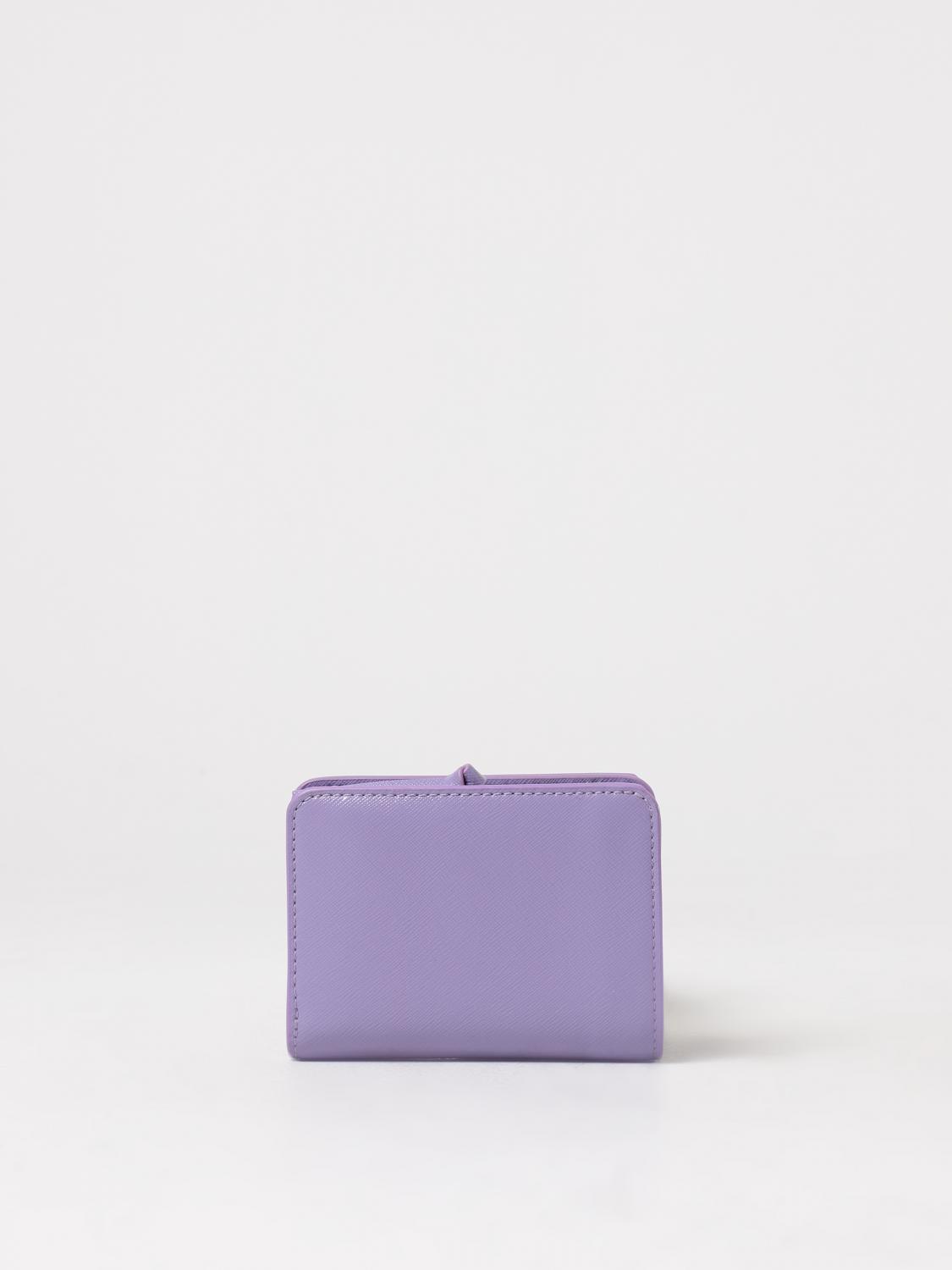 MARC JACOBS PORTAFOGLIO: Portafoglio Marc Jacobs in pelle saffiano, Lavanda - Img 3
