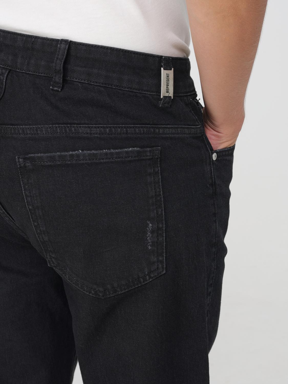 REPRESENT JEANS: Jeans herren Represent, Schwarz - Img 3