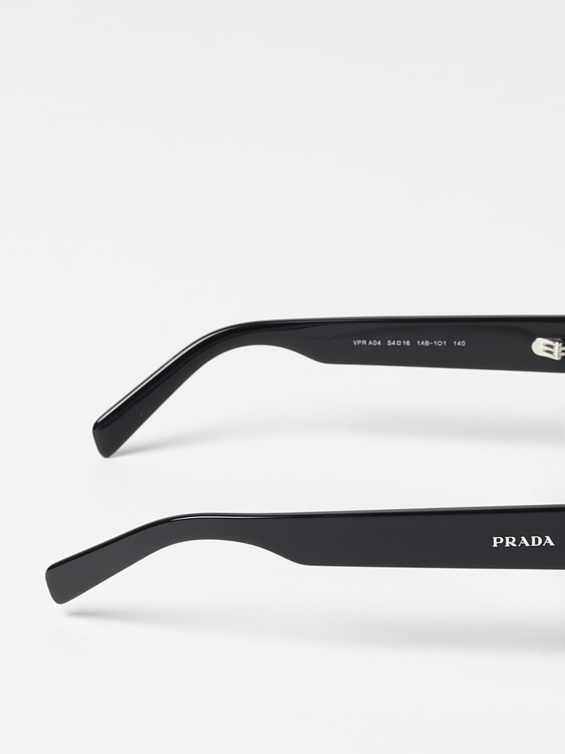 PRADA OPTICAL FRAMES: Prada acetate eyeglasses, Black - Img 3