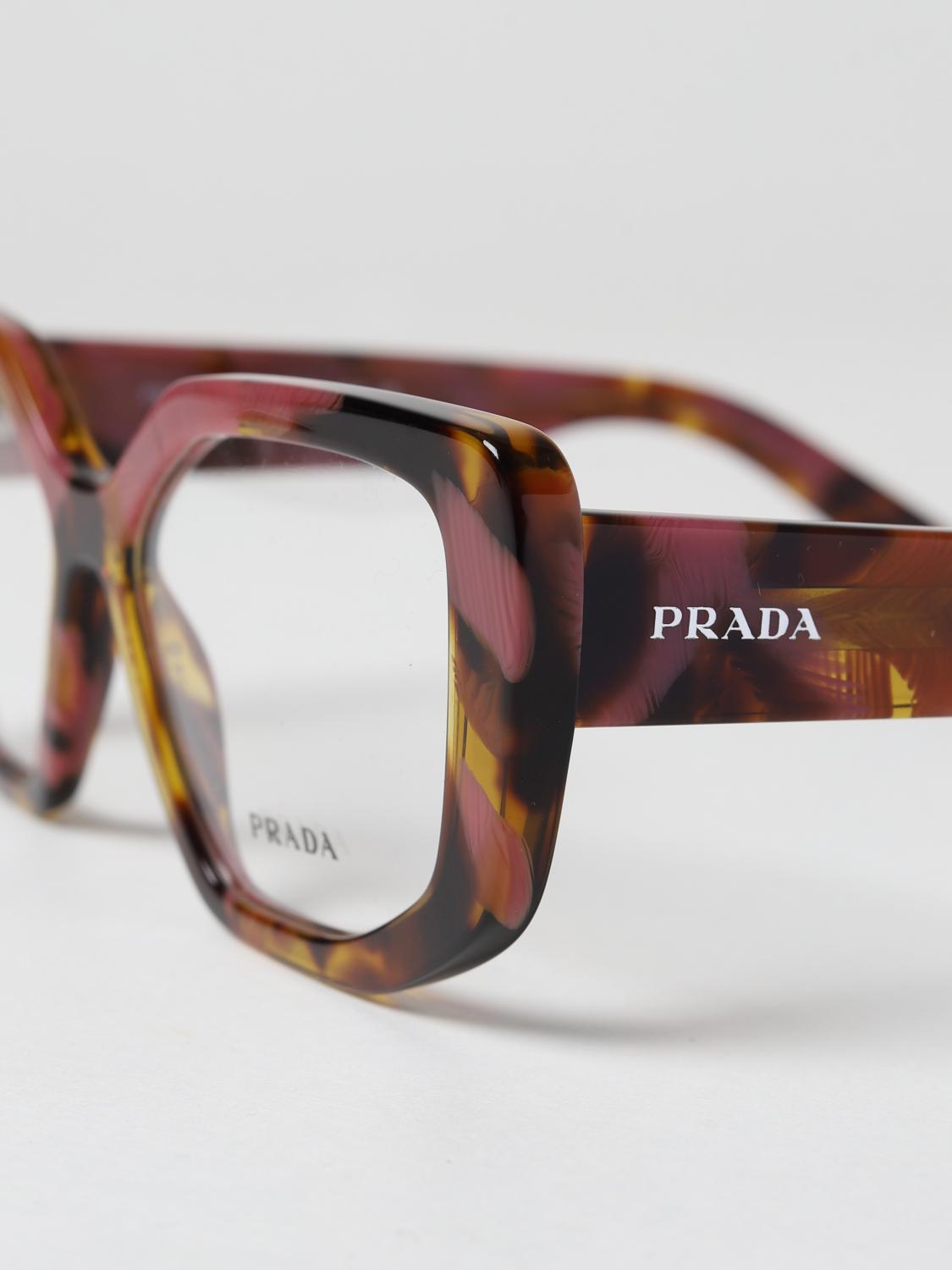 PRADA OPTICAL FRAMES: Prada acetate eyeglasses, Pink - Img 4