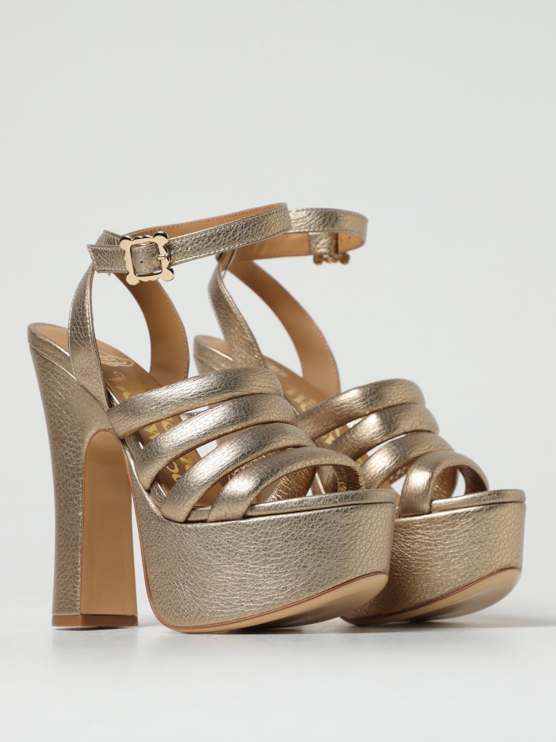 VIVIENNE WESTWOOD HEELED SANDALS: Shoes woman Vivienne Westwood, Gold - Img 2