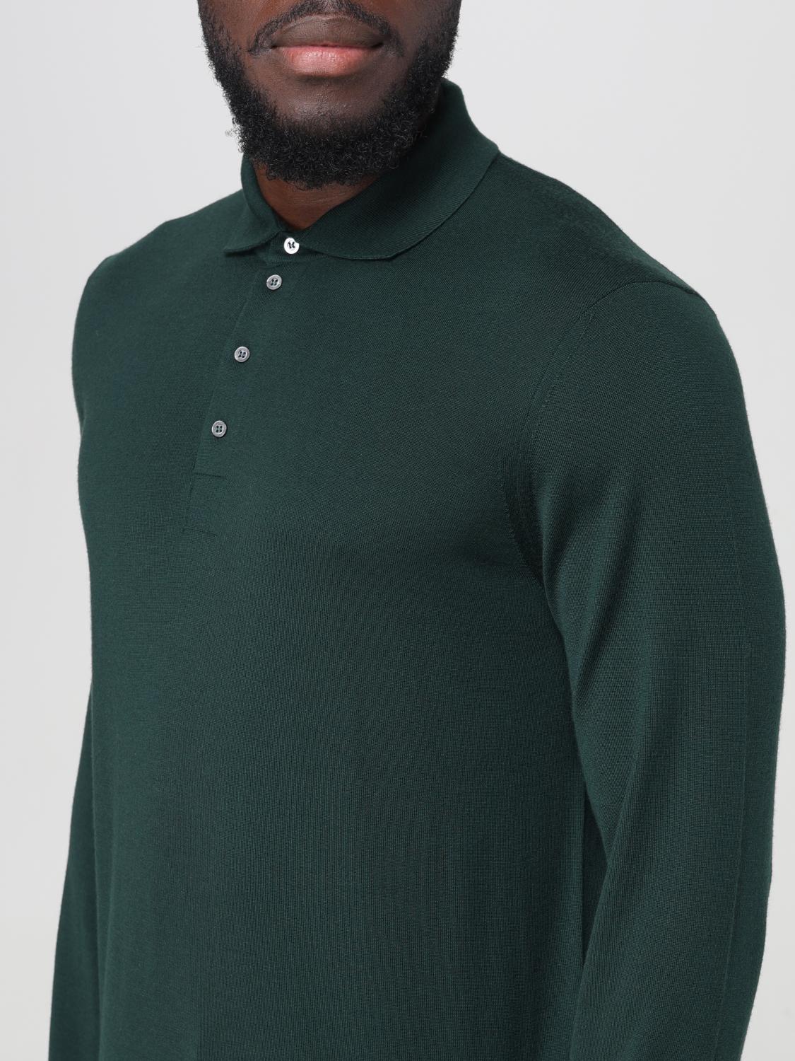 DRUMOHR ПОЛО: Футболка Мужское Drumohr, Зеленый - Img 3