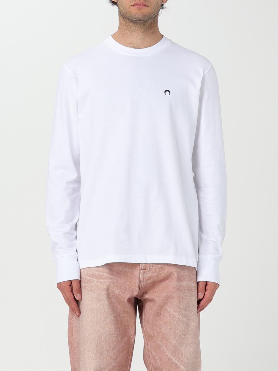 MARINE SERRE: T-shirt men - White | Marine Serre t-shirt