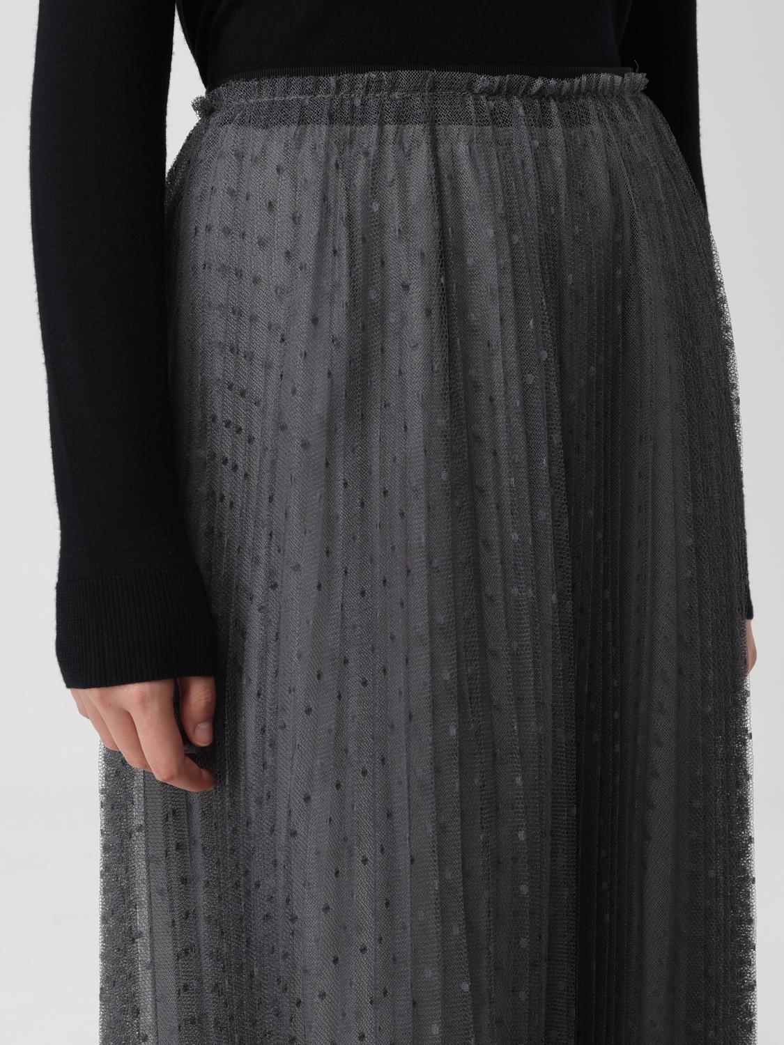 RED VALENTINO FALDA: Falda mujer Red Valentino, Gris - Img 5