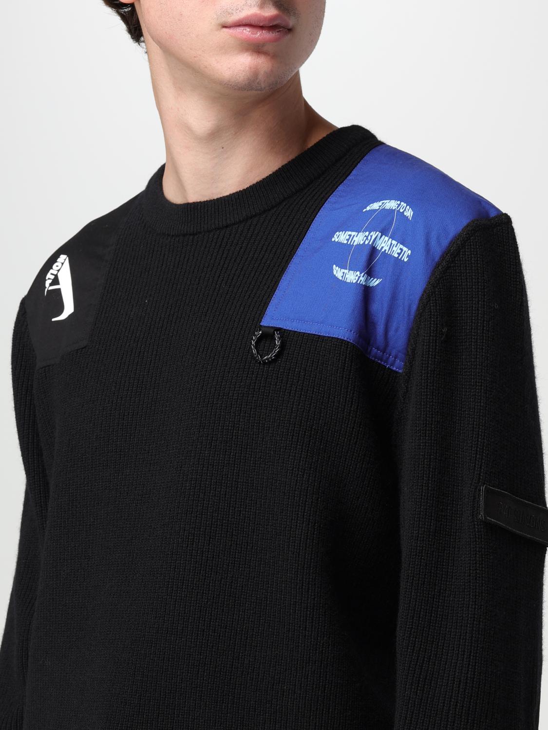 FRED PERRY BY RAF SIMONS JERSEY: Jersey hombre Fred Perry by Raf Simons, Negro - Img 4