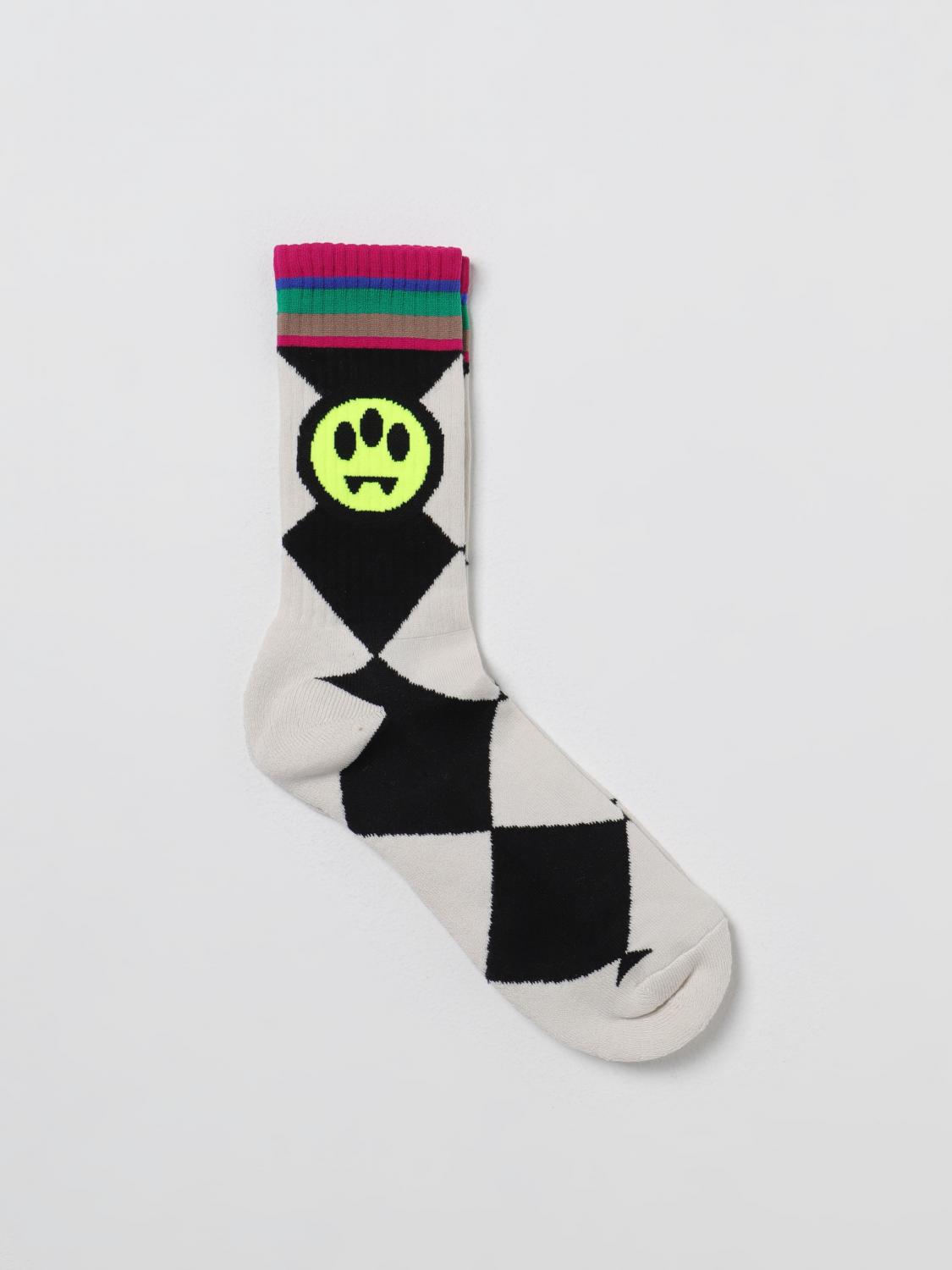 BARROW CALZE: Calze Barrow in cotone stretch con logo jacquard, Fantasia - Img 1